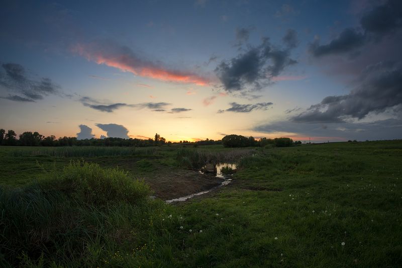 пейзаж,природа,небо,закат,рассвет,весна ..photo preview