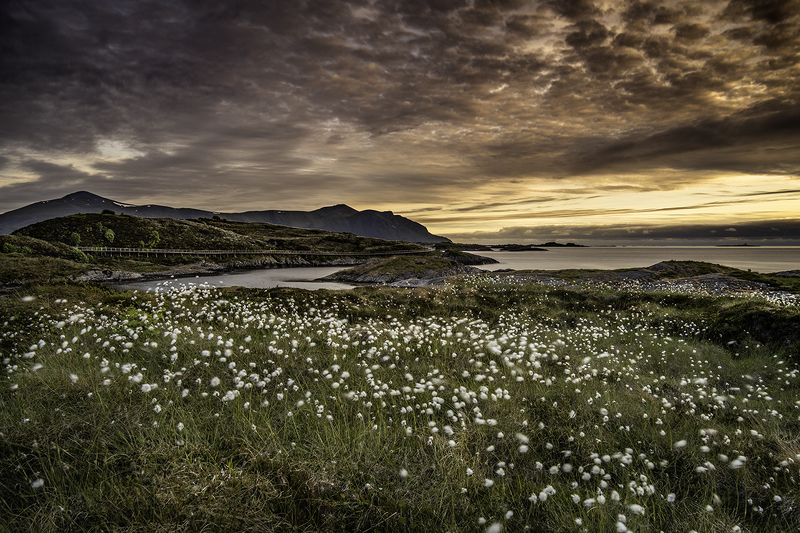 norway, landscape, midnight, sunset, atlantic ocean road Atlantic Ocean Road, Norwayphoto preview