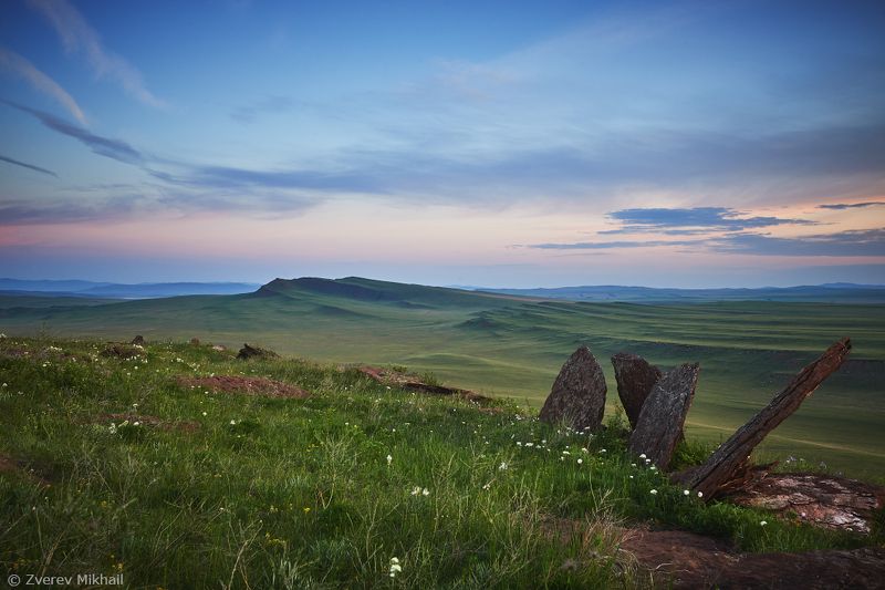хакасия Утро в Хакасииphoto preview
