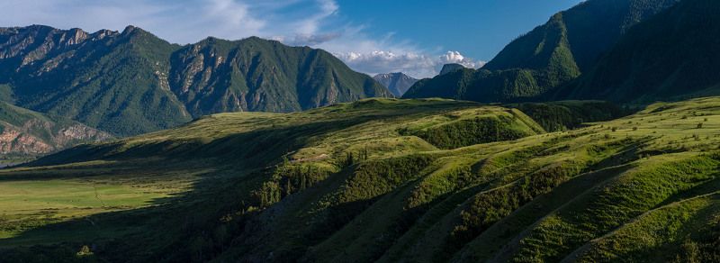 горы, небо, облака, свет, вечер, алтай Прекрасная земля Алтаяphoto preview