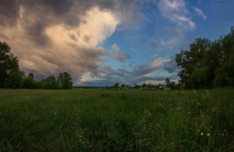 пейзаж,природа,погода,небо,лето,луг ....photo preview