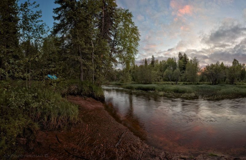 синяя палатка...photo preview