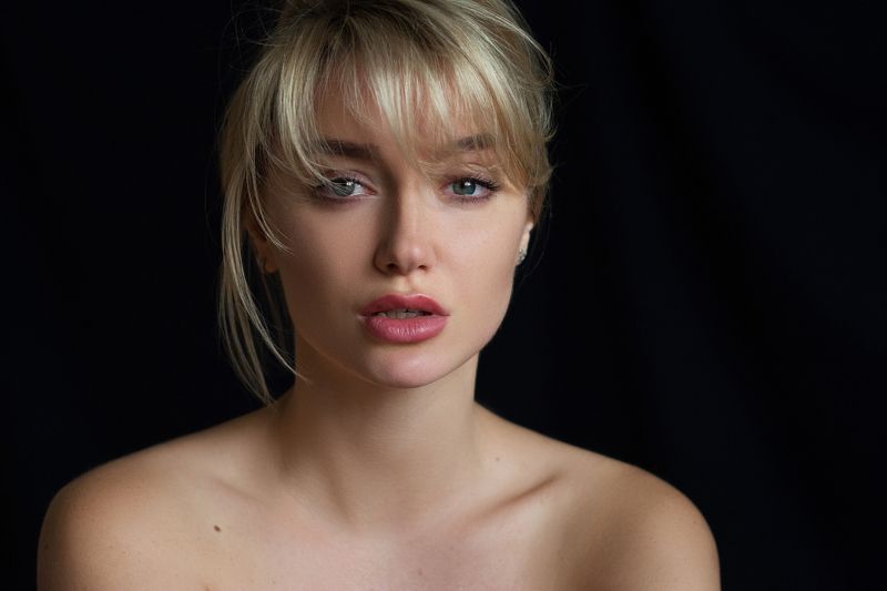 красота, девушка, портрет, portrait, b&w, blackandwhite, черно-белое, чб Аннаphoto preview