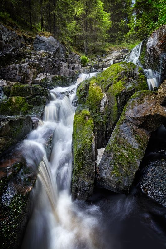 карелия, водопад, природа Карельское ущелье и его тайныphoto preview
