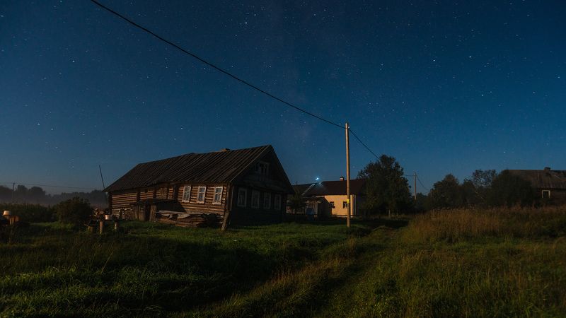 великий двор,вологодчина,кема,север,лето,ночь *photo preview