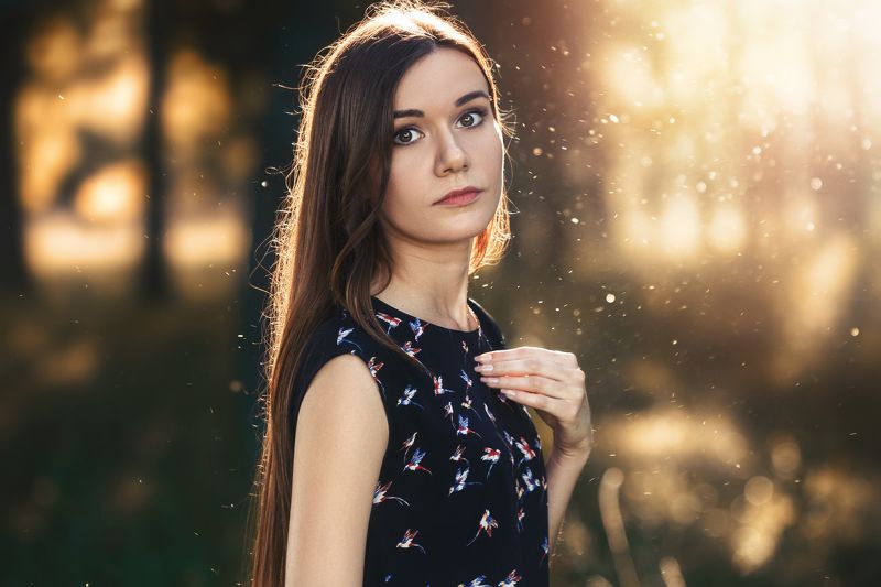 Портрет, девушка, девушки, красота, глаза, волосы, свет Татьянаphoto preview