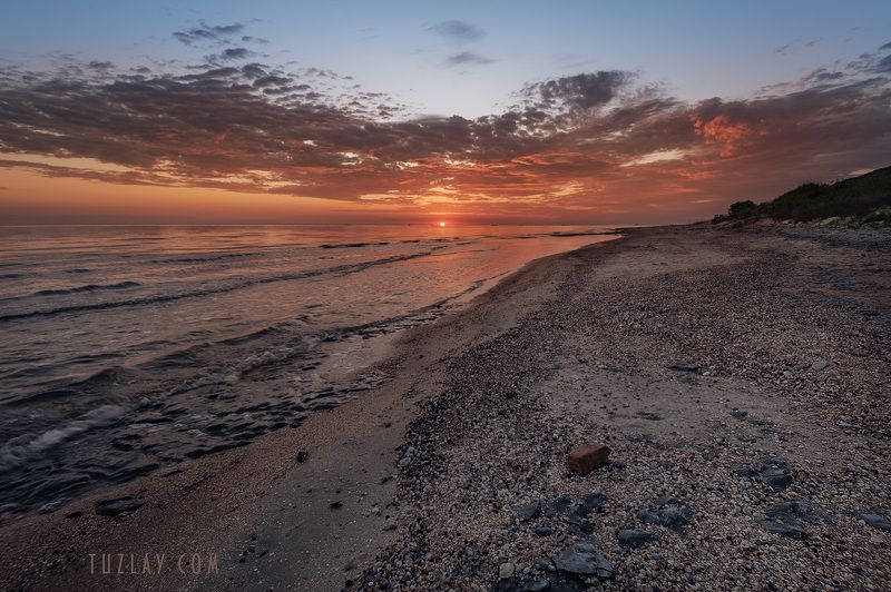 азовское море, июнь, утро, пляж, азовский берег Июньское рассветное... фото превью