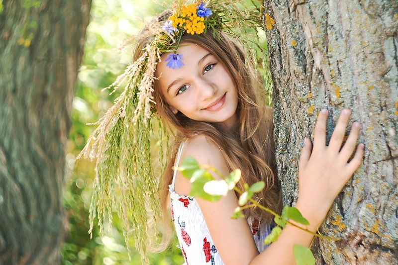 портрет,люди,образ,взгля,люди Девочка лето.photo preview