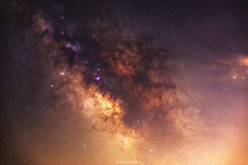 milky way , galaxy , night. Млечный путь.photo preview