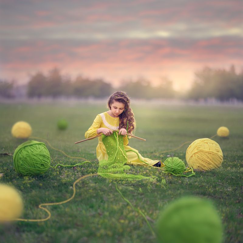 весеннее вязаниеphoto preview