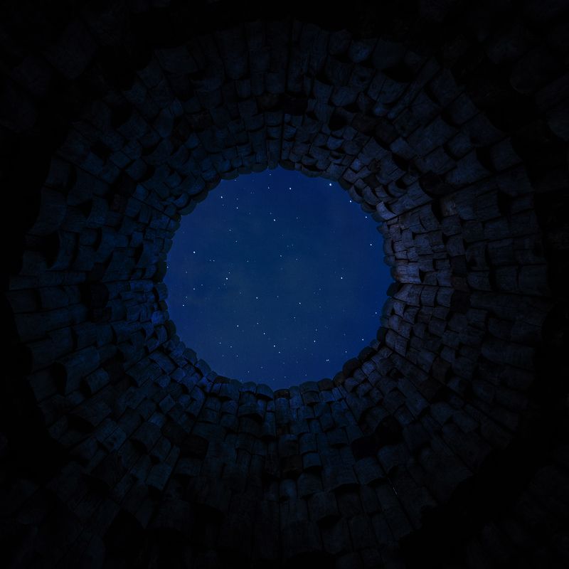night,sky,stars,summer,well,circle,tower Midsummer nightphoto preview