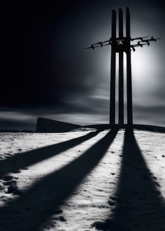 саратов, памятник, монумент, черно-белое Цельнометаллическаяphoto preview