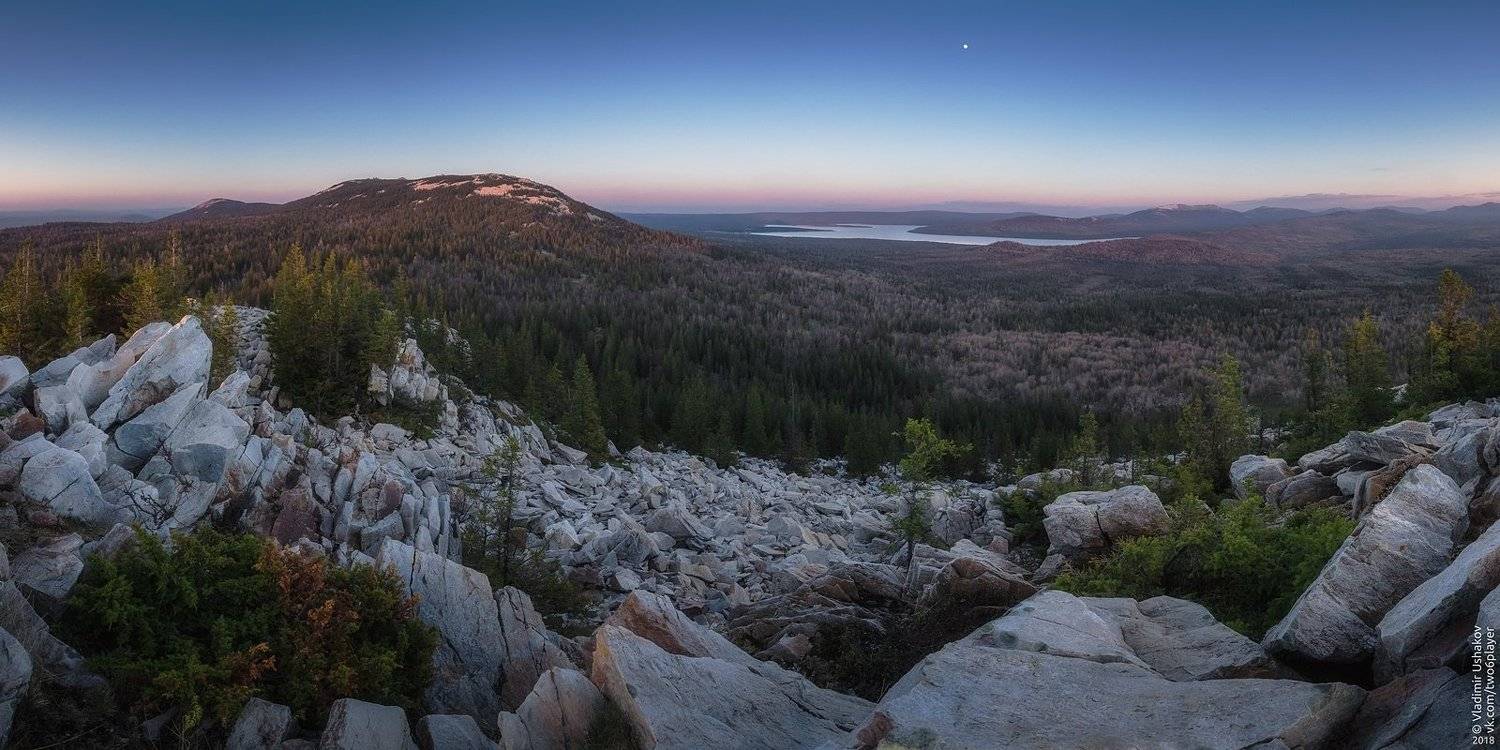 Зюраткуль. Автор: Владимир Ушаков вечер, небо, горы, голая сопка, национальный парк, зюраткуль, челябинская область, Владимир Ушаков