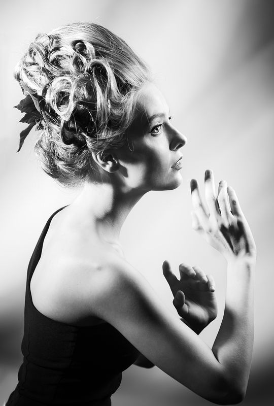 портрет, фотостудия, гламур, причёска, мода, ретро, монохромная, art, davydov, fineart, artwork, beauty, графическая, свето-тень Игра теней, игра воображенья...photo preview