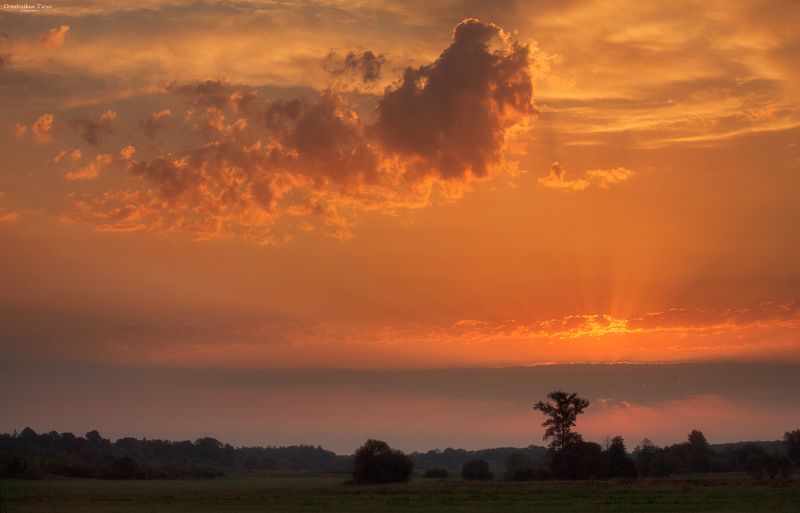 пейзаж,природа,рассвет,утро,небо,солнце,свет,весна ...photo preview