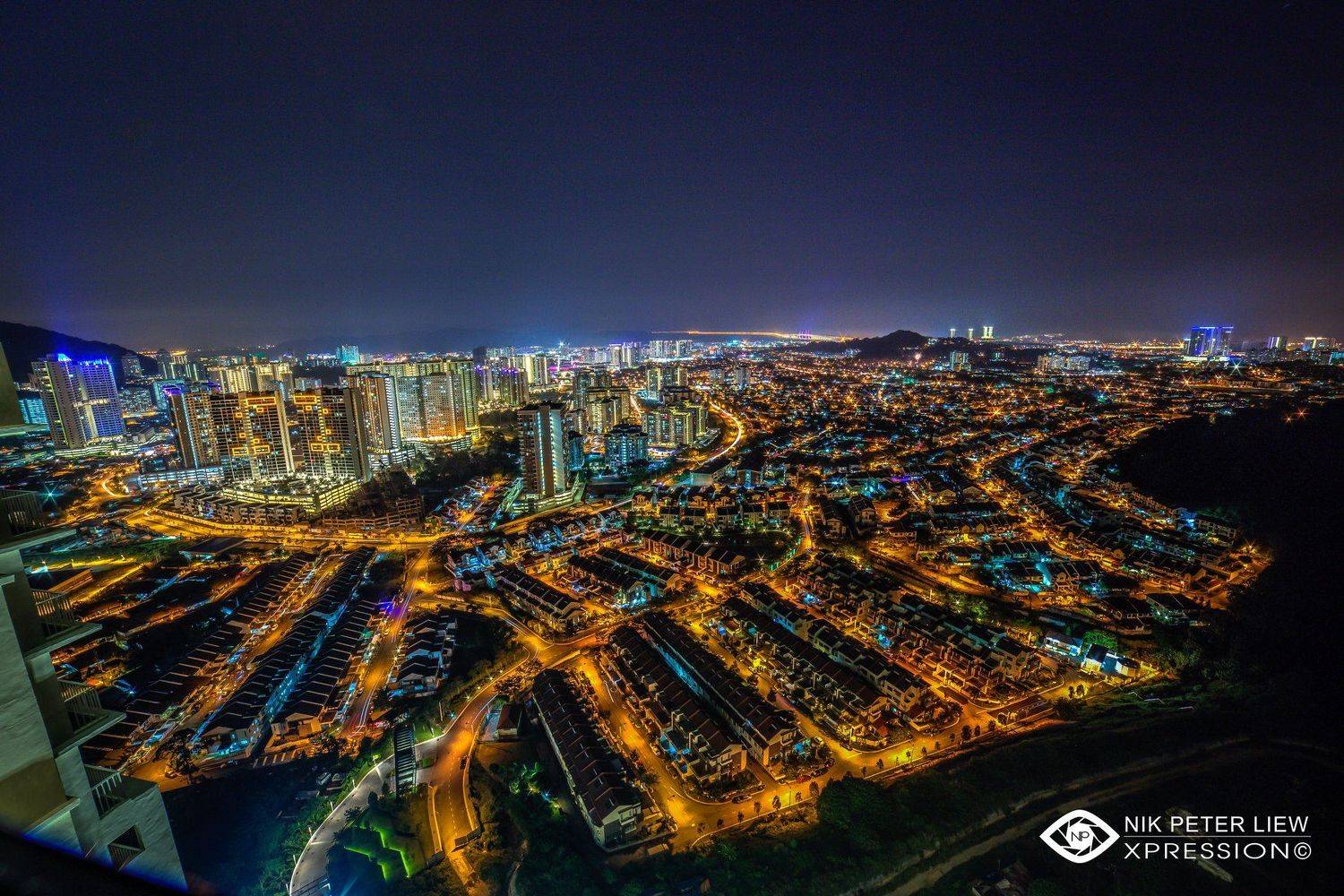 night, light, Nik Peter Liew