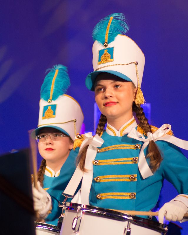дети, девочки, барабанщицы, концерт Барабанщицыphoto preview