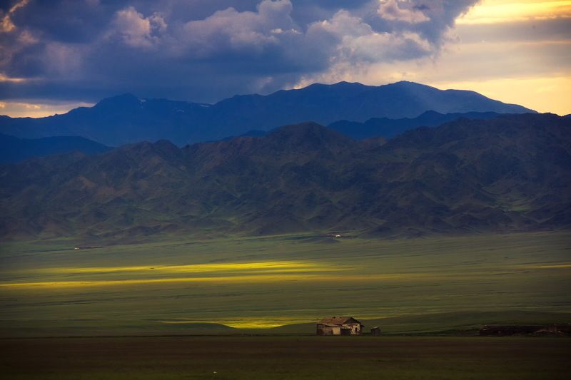 Закат, горы, Казахстан, музыка, болеро, Рвель Болеро заката.photo preview