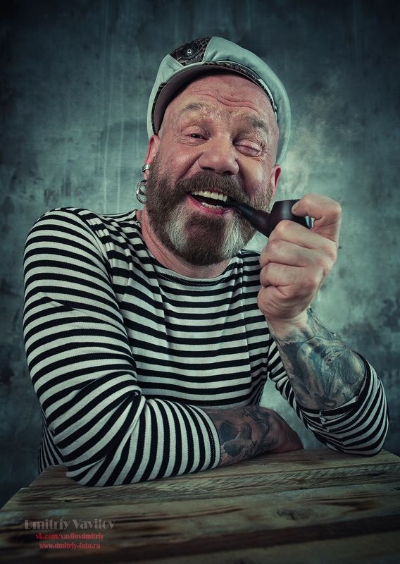 портрет, art_vavilov Капитан Врунгельphoto preview