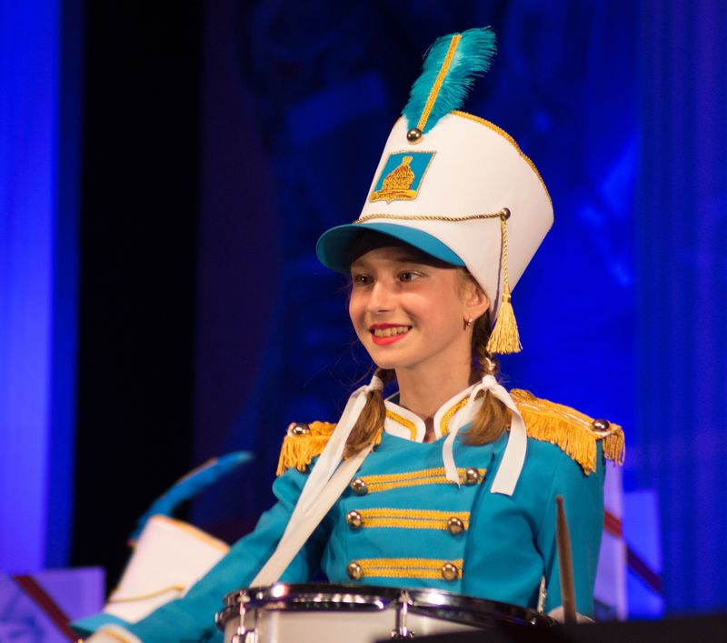 праздник, концерт, девушка, барабанщица Барабанщицаphoto preview