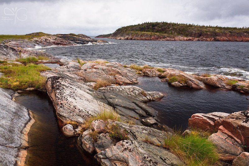 белое море, чупа, луда седловатая, карелия, камень, гранит, берег, шторм, white sea, chupa, island luda sedlovataya, karelia, rock, shore, storm на Луде Седловатойphoto preview
