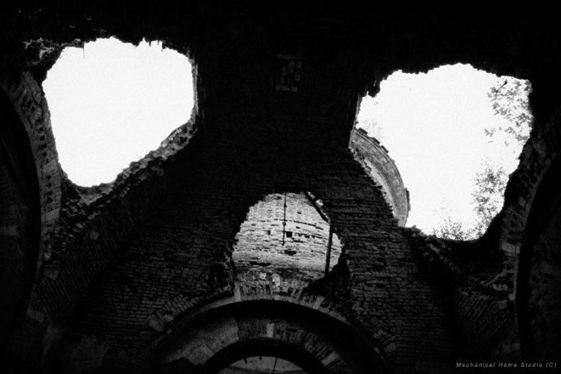 мёртвые храмы, запустение взгляд с небесphoto preview