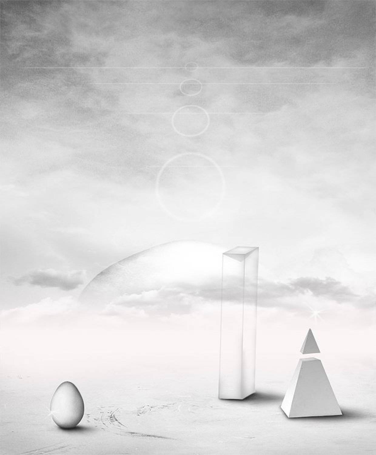 Белокубический сюр. Автор: Детеныш , Детеныш