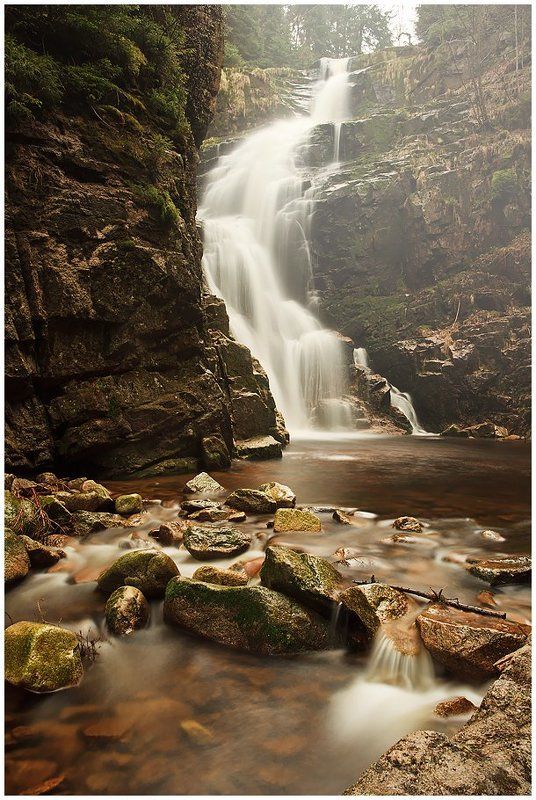 водопад, пейзаж, камни, вода, лес потоки большие и малые...photo preview