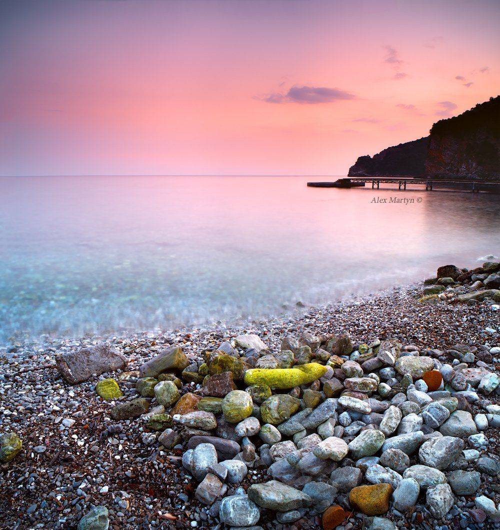 будва, выдержка, море, закат, могрен, Alexander Martynov