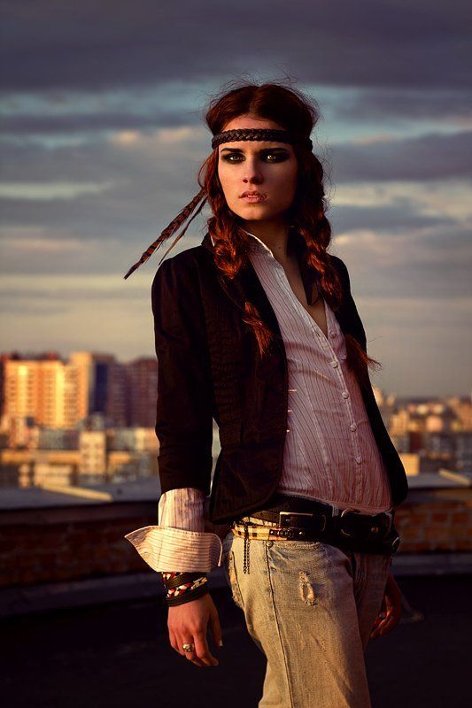 dmitry alekseyev, anna kot, evening, fashion, indian, look, pakahontas ***photo preview