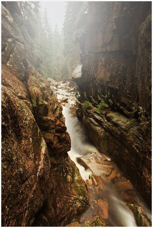 ущелье, вода, пейзаж, камни в ущельеphoto preview