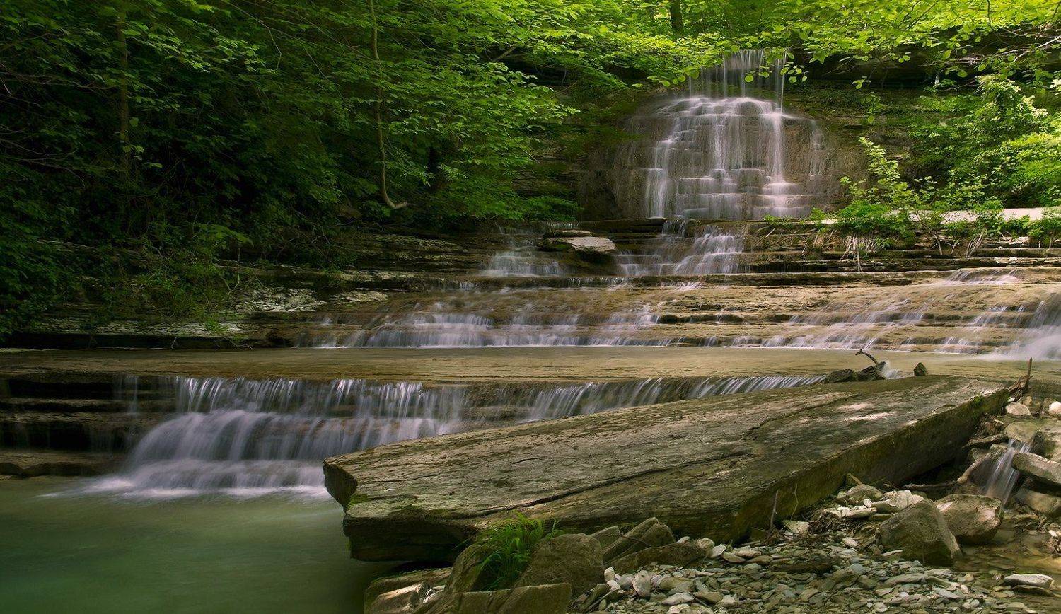 В КРАЮ ВОДОПАДОВ. Автор: ФЁДОР горы, кавказ, водопады, плесецская щель, ФЁДОР