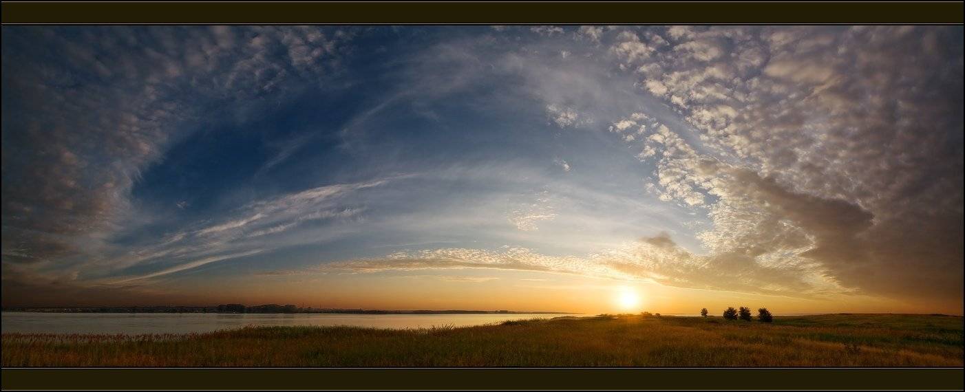 Функция Рассвета. Автор: Виталий из Н-ска утро, рассвет, панорама, острова, Виталий из Н-ска