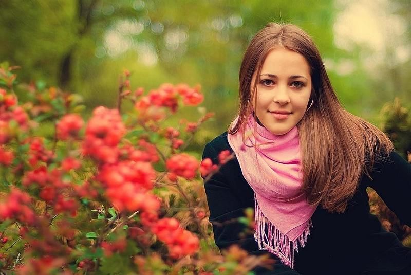 девушка, весна, сад, цветы ....photo preview