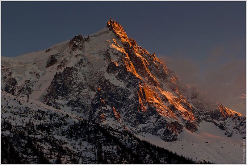 франция, горы, альпинизм, шамони, свобода, лыжи, фрирайд, сноуборд, долина, закат photo preview