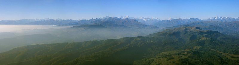 облака, горы, главный кавказский хребет, кбр photo preview