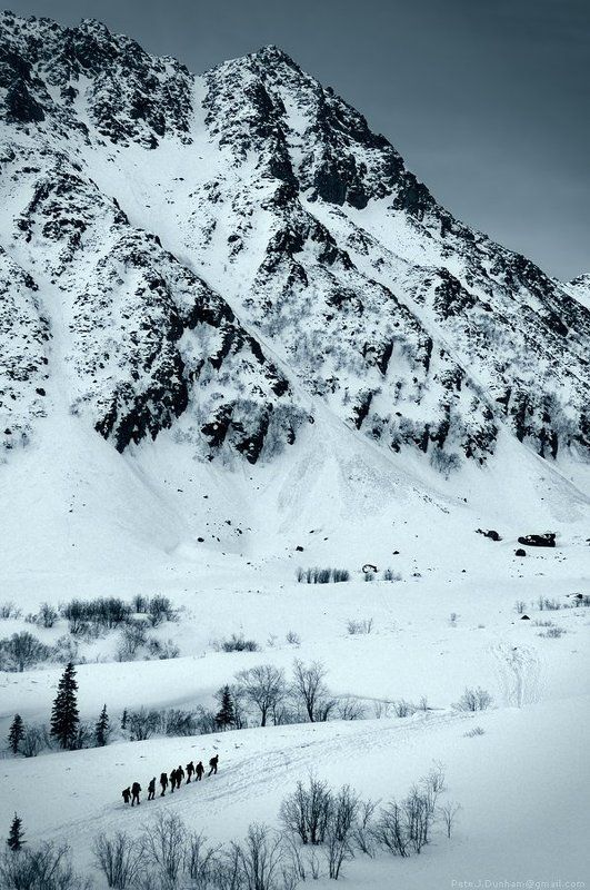 горы, снег, скалы, камни, небо, фирн, хребет, гребень, траверс, альпинизм, альпинист, сборы, хабаровск, баджал, 2011, май, апрель Cold solitudephoto preview