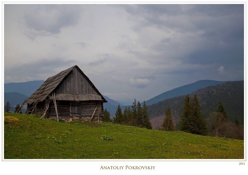 анатолий покровский, згары, горганы, весна, горы, карпаты Дорога к домуphoto preview