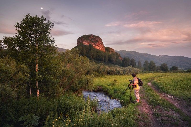 #пейзаж #пейзажист #фотограф #горныйпейзаж #алтай #алтайскийкрай #тигирек #лето #twilight #dusk #landscapemountains #landscape #photographer #landscape #landscapeartist #artist #river #stream #spring #altai #reserve #tigirek #mountain #summer #evening #су Созерцаниеphoto preview