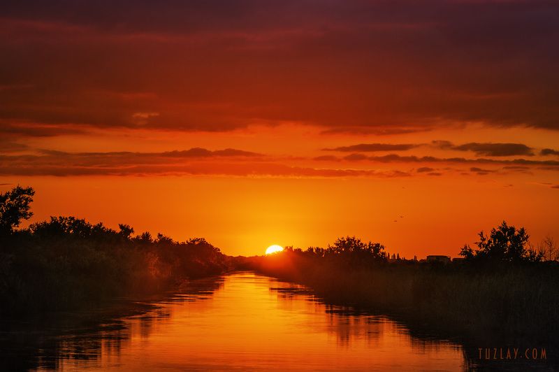 земля таманская, таманский полуостров, темрюкский район, закат А вот и перво-июльский закат ;) фото превью