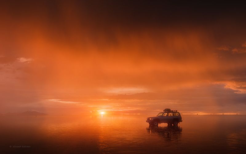 боливия, уюни, пейзаж, трэвел, travel, uyuni, bolivia Вечерний пожар на Uyuni...photo preview