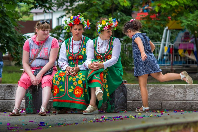 праздник, деревня, городской парк, девочка Праздник в деревнеphoto preview