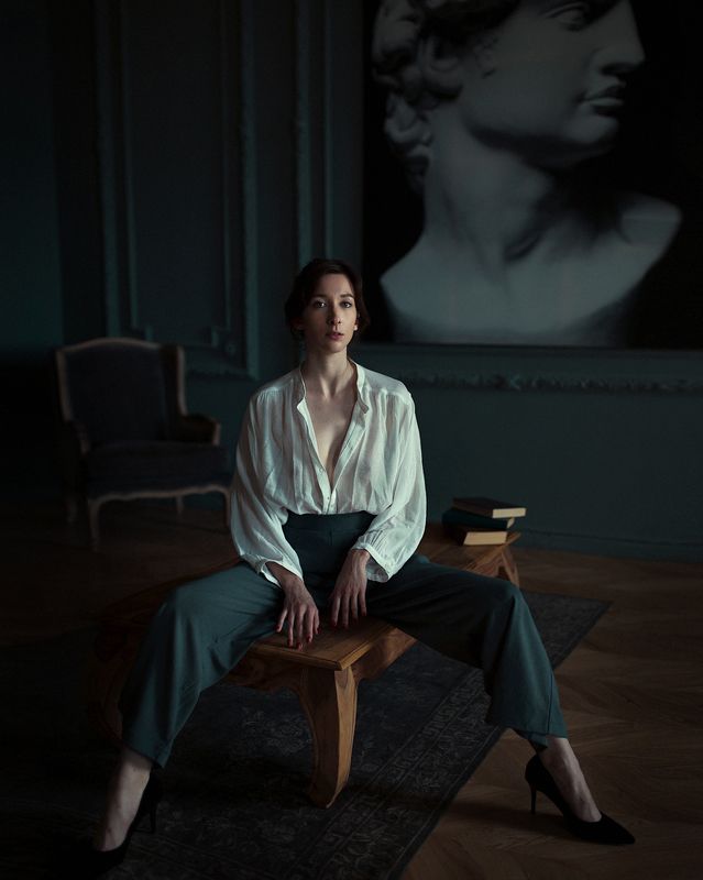 портрет студия настроение цвет девушка Наталиphoto preview