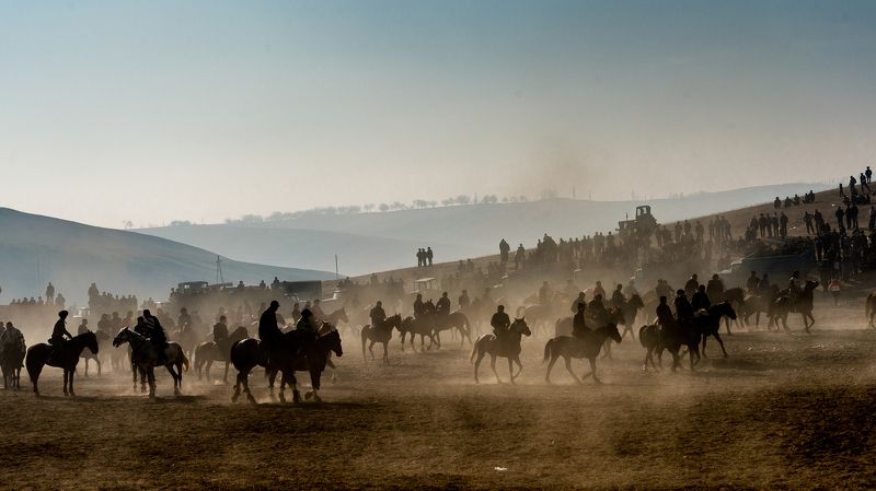 Улак, Купкари, Козлодрание, Лошади, Игра, Узбекистан, Центральная Азия, Наманган, Улакphoto preview