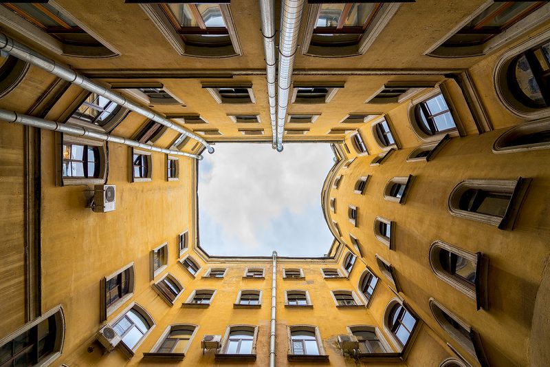 питер колодец архитектура urban городской пейзаж Питерские дворы-колодцыphoto preview