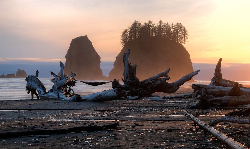 пляж second beach,сумерки,  la push,  пляж second beach La Push-Сумеркиphoto preview