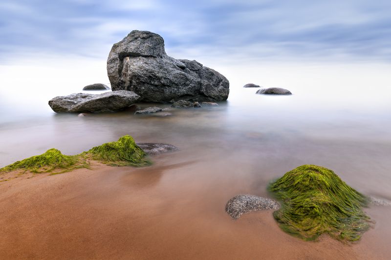 финский залив, морской пейзаж, камни, вода Где-то на другой планетеphoto preview