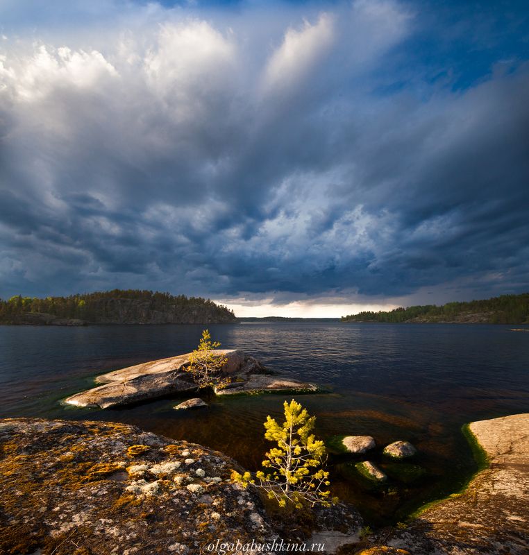 Ладога, лето, гроза Перед грозой!photo preview