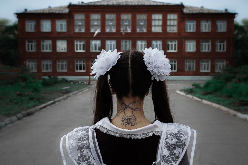 schoolgirl, school, call, final, last call, prison, term, conclusion, art, От звонка до звонкаphoto preview