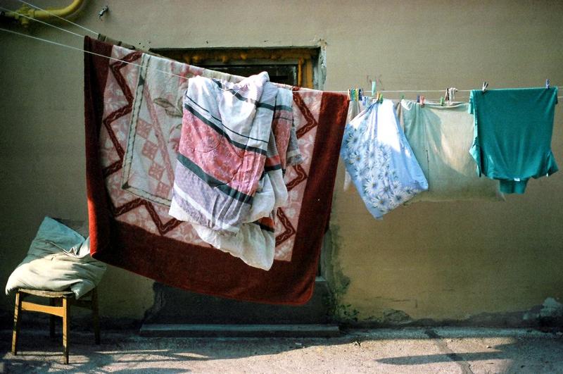 город, двор, сушка сушкаphoto preview